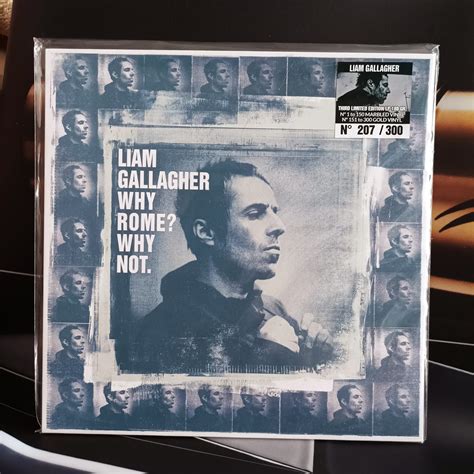 Liam Gallagher – Why Rome? Why Not – Gold LP | Rustblade