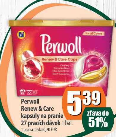 Perwoll Renew Care kapsuly na pranie 27 pracích dávok v akcii