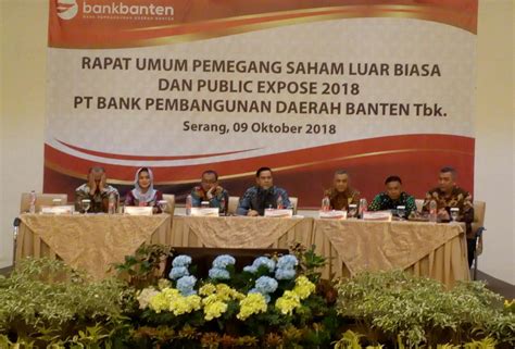 Bank Banten Gelar Rupslb Ranta Dicopot Dari Komisaris Utama