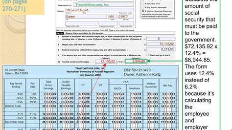 Classroom Exercise How To Fill Out Form 941 YouTube