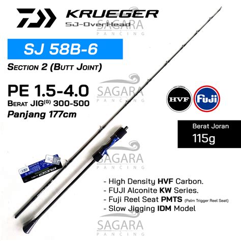 Jual Joran Daiwa Krueger Joran Slow Jigging Rod Jigging Shopee Indonesia