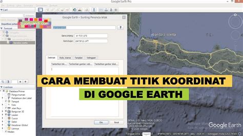 CARA Membuat Titik Koordinat Di Google Earth YouTube