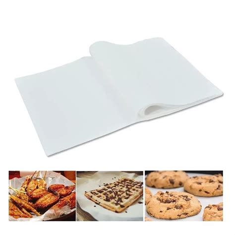 Non Stick Disposable Grease Proof White Silicone Parchment Paper For