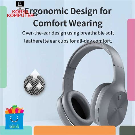 jual headset gaming headphone wireless gaming  mic edifier