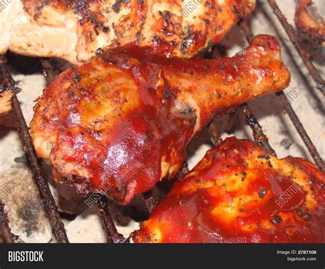 Bar B Que Chicken Image And Photo Free Trial Bigstock