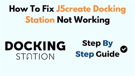 How To Fix J5create Docking Station Not Working Youtube