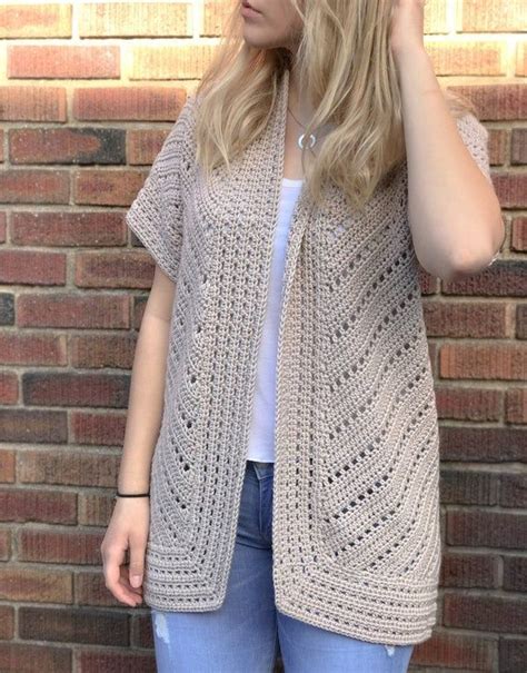 Wrapped In Tiny Chains Cardigan Crochet Pattern By Crojennifer Artofit