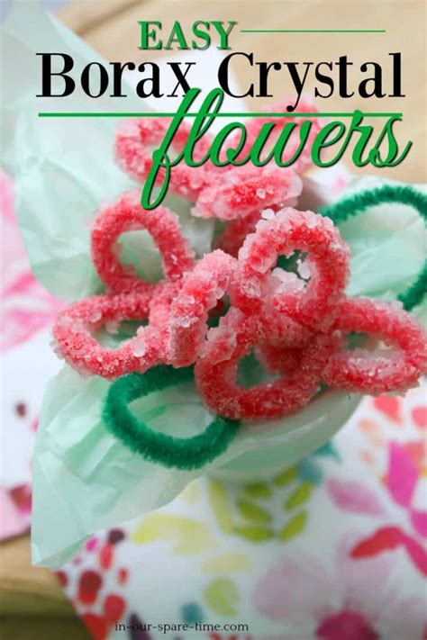 Borax Crafts Making Borax Crystal Flowers In Our Spare Time