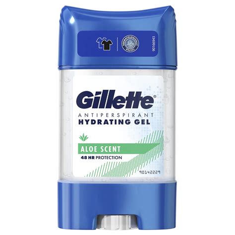 Gillette Antiperspirant Hydrating Gel Aloe Scent Deodorant 70ml ...