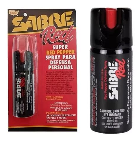 Gas Pimienta Sabre Super Red Pepper Gr Spray De Defensa