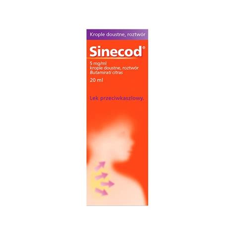 Sinecod Krople 5mg Ml 20 Ml Cena Apteka Internetowa Cefarm24