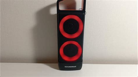 Soundmax SM-PS5022B - подсветка 1 - YouTube