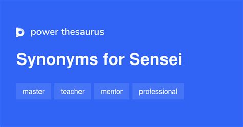 Sensei Synonyms 99 Words And Phrases For Sensei