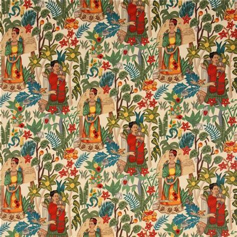 Frida Fabric Mexico Garden By Alexander Henry Usa Modes U