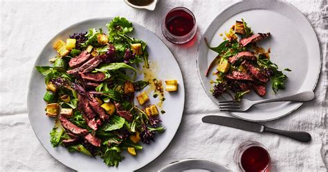 Summer Steak Salad Recipe With Cilantro Lime Dressing