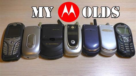 Old Motorola Flip Phones