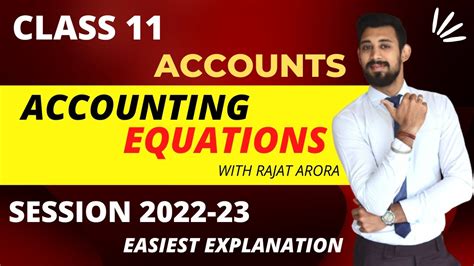 Accounting Equations Class Accountancy Easiest Approach