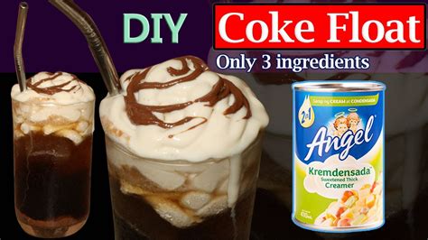 Coke Float Diy Soda Float Only 3 Ingredients Youtube