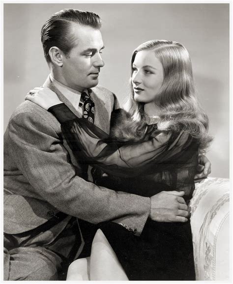 Alan Ladd And Veronica Lake Still From The Film Noir The Glass Key 1942