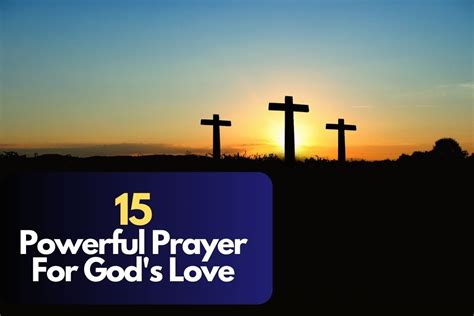 15 Powerful Prayer For God S Love