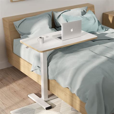 Amazon SANODESK Medical Adjustable Overbed Bedside Table With