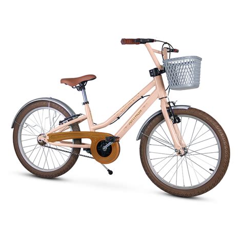 Bicicleta Infantil Aro 20 Freios V Brake E Descanso Nathor Antonella