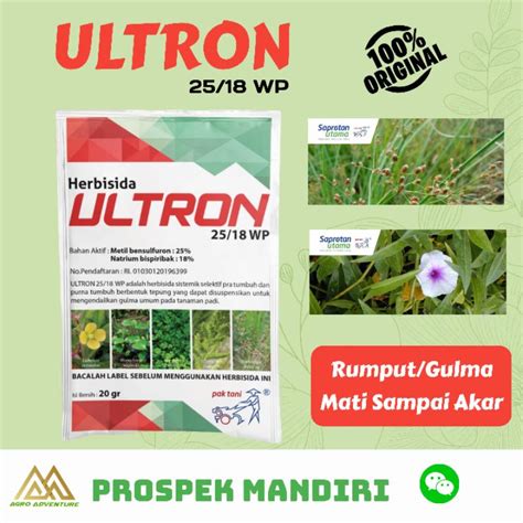 Jual Herbisida Ultron Selektif Padi Shopee Indonesia