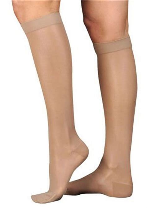 Juzo 2102adff10 Ii Ii Naturally Sheer Closed Toe Knee Highs 30 40 Mmhg Black