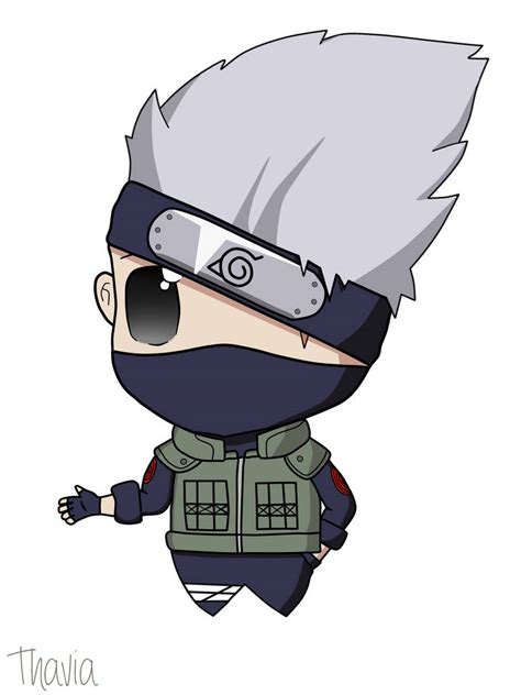 Kakashi Chibi Digital Version By Thavia On Deviantart