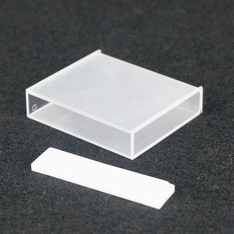 Mm Jgs Quartz Cuvette Cell With Ptfe Lid For Uv Spectrophotometers