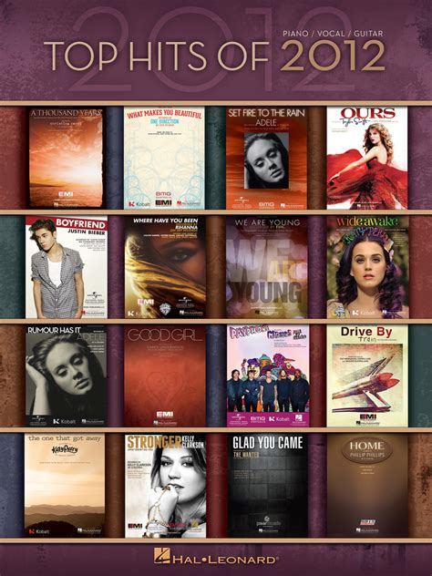 Top Hits of 2012 - Sheet Music - Read Online