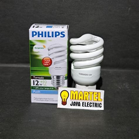 Jual Lampu Philips Tornado W Lampu Spiral Philips Watt Putih