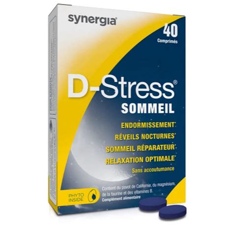 Synergia D Stress Sommeil Cpr Pharmacie En Ligne Citypharma