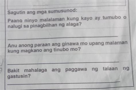 Pasagot Po Thankyouuu Brainly Ph