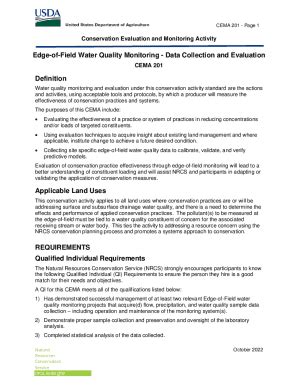 Fillable Online Template For The Development Of NRCS Conservation