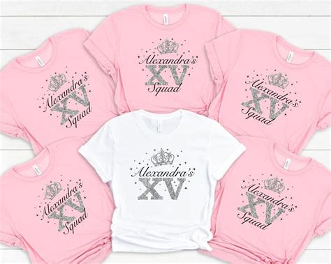 Mis Quince Squad Shirt Quinceanera Gift Shirt 15th Birthday Shirt