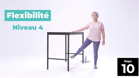 Flexibilité Exercices pour les aînés Niveau 4 de 4 YouTube