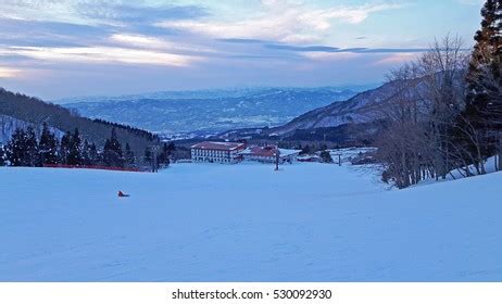 Zao Ski Resort Twilightjapanhokkaido Japan Stock Photo 530092930 ...