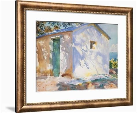 Corfu Lights And Shadows Art Print John Singer Sargent