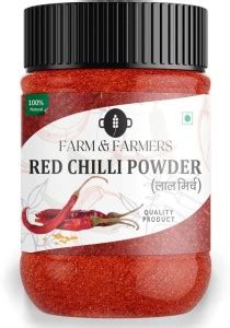 Farms Farmers Organic Red Chilli Powder Laal Mirch Pure