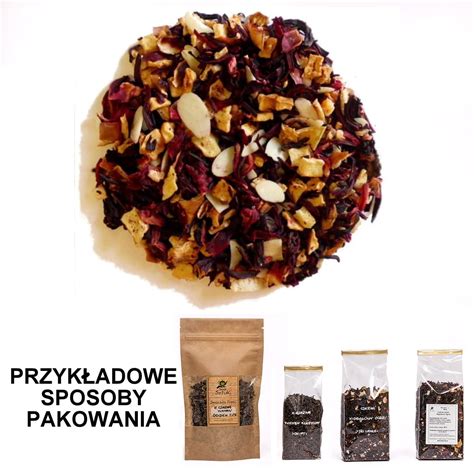 Herbata Owocowa Migdałowa 200 Gram 25 Gram Gratis Smak Sztuki