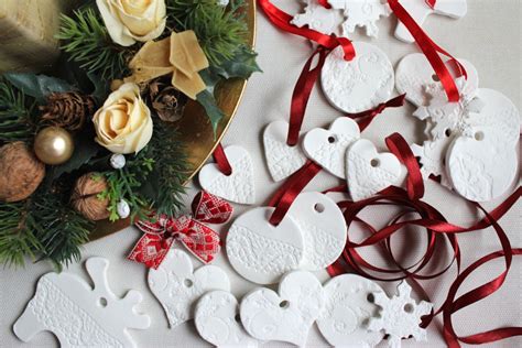 Diy Christmas Ornaments Air Dry Clay Tutorial My Vian