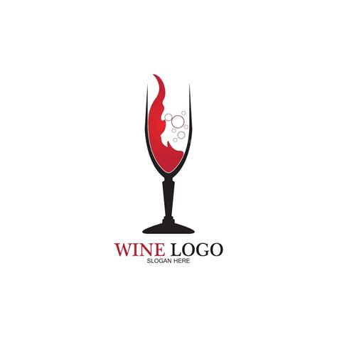 Wine Logo Design Templatevector Illustration Of Icon Vector Vine Sign