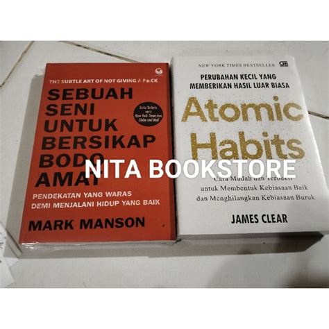 Jual Paket Buku Motivasi Atomic Habits Sebuah Seni Untuk Bersikap