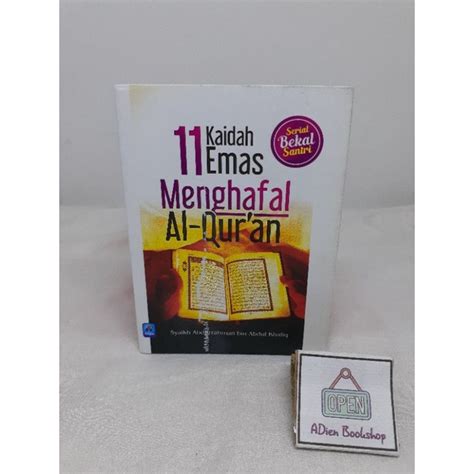 Jual BUKU SAKU 11 KAIDAH EMAS MENGHAFAL AL QURAN SYAIKH ABDURRAHMAN BIN