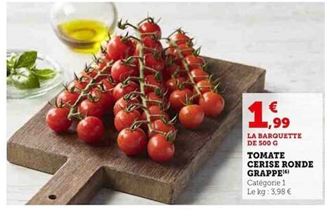 Promo Tomate Cerise Ronde Grappe Chez U Express Icatalogue Fr