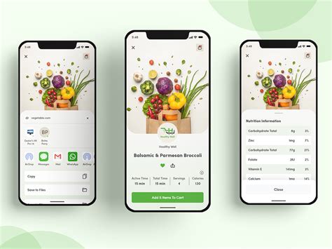 Food App - Healthy Food Apps🥬 on Behance