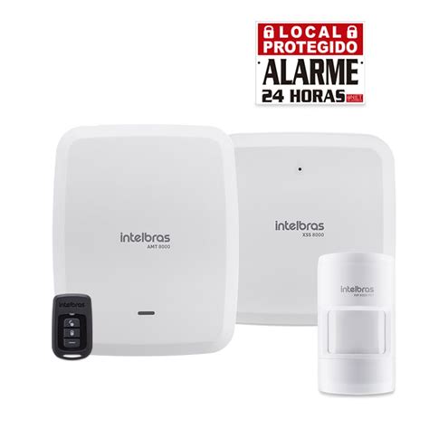 Kit De Alarme Intelbras Wifi Amt 8000 Wifi Monitorada