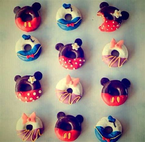 Donas Postres De Disney Postres Coloridos Postres Divertidos