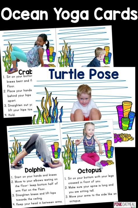 Ocean Yoga Is Perfect For Kids Yoga The Yoga Poses Are All Related To